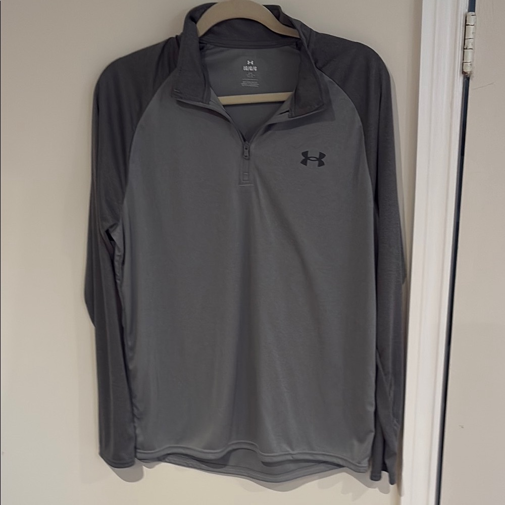 Under Armour Gray Quarter-Zip Pullover